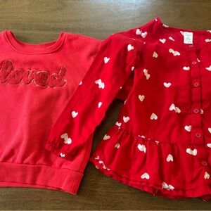 Isaac Mizrahi Red Knit Top